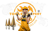 Tolsen Tools, 3pcs Gold Step Drills Set