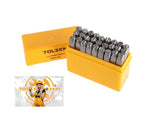 Tolsen Tools, 27pcs Letter Punch Set 6mm