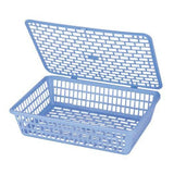 Deli Plastic Basket With Cover A4 924 - Obbo.SG