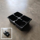 BABA No.316 Seedling 4 Cavity Tray (17.5cmL x 13cmW x 5.8cmH)