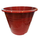 BABA No.3471A Brown Plastic Pot (30.8cmØ x 23.1cmH)