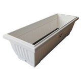 BABA BI-509 White Planter Box (48.9cmL x 18.7cmW x 15.6cmH) - Obbo.SG