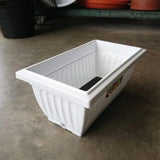 BABA No.510 Planter Box (White) (33.6cmL x 18.7cmW x 14.7cmH)