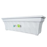 BABA BI-529 White Planter Box (48.7cmL x 18cmW x 16cmH)