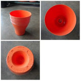 BABA BS-155 Pot (Blaze Orange) (15.5cm¯ x 19cmH)