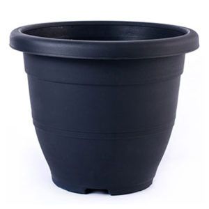 BABA EG-465 Zen Grey Plastic Pot (46.5cmØ x 39cmH) - Obbo.SG