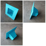 BABA FP-220 Pot (Sky Blue) (Ext.22cm x Mouth 11.2cm x Base 8.8cm)