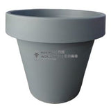 BABA MJ-400 Plastic Pot (38.5cmØ x 35cmH) [Cement colour] - Obbo.SG