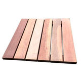 Balau Wood Decking (Bangkirai) 450mmL x 450mmW x 40mmThk - Obbo.SG