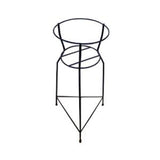 Camal No.109 Black Flower Stand (11W x 28H)