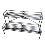 Camal No.301 Black Flower Stand (42L x 20W x 22.5H) - Obbo.SG