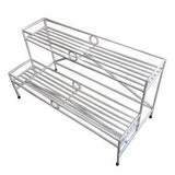 Camal No.301 White Flower Stand (42L x 20W x 22.5H)