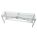 Camal No.401 White Flower Stand (42L x 9.5W x 14.5H)