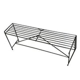 Camal No.801 Black Flower Stand (42.5L x 9.5W x 19H)