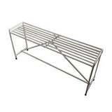 Camal No.801 White Flower Stand (42.5L x 9.5W x 19H)