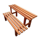 Chengai Wood Flower Stand 4 ft x 2 Step (48L x 19W x 18H)