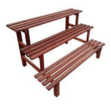 Chengai Wood Flower Stand 5 ft x 3 Step (60L x 28.5W x 27H)
