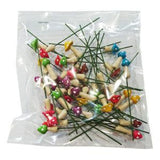 DF10P Mini Colourful Mushroom Miniature Figurine (40pcs/Pkt)