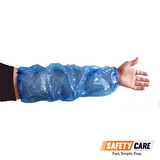 Disposable Oversleeve White/Blue (100pcs / bag) - Obbo.SG