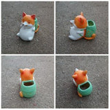 Dog Pot (B) 11.5cmL x 7cmW x 10.5cmH - Obbo.SG