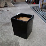 Ceramic Pot HX529 Black (17cmL x 17cmW x 20cmH)