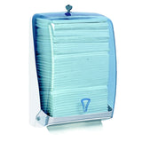 Envon Euromop Folded Paper Towels Dispenser - Clear Blue - Obbo.SG