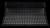 Notrax Sanitop Anti-Slip and Anti-Fatigue Floor Mat - 3'x5' (Black) (50NST-BL3X5) - Obbo.SG