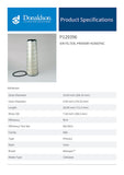 Air Filter, Primary Konepac - P129396 - Obbo.SG