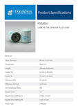 Lube Filter, Spin-on Full Flow - P502051 - Obbo.SG