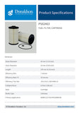 Fuel Filter, Cartridge - P502463 - Obbo.SG