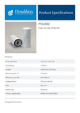 Fuel Filter, Spin-on - P502480 - Obbo.SG