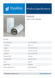 Fuel Filter, Spin-on - P502536 - Obbo.SG