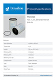 Fuel Filter, Water Separator Spin-on - P505982 - Obbo.SG