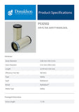 Air Filter, Safety Radialseal - P532502 - Obbo.SG