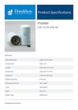 Fuel Filter, Spin-on - P550880 - Obbo.SG