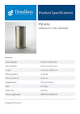 Hydraulic Filter, Cartridge - P551142 - Obbo.SG