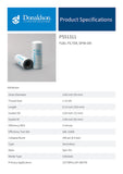 Fuel Filter, Spin-on - P551311 - Obbo.SG