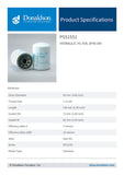 Hydraulic Filter, Spin-on - P551551 - Obbo.SG