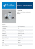 Fuel Filter, Water Separator Spin-on - P551858 - Obbo.SG