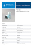 Lube Filter, Spin-on Full Flow - P552100 - Obbo.SG