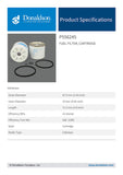 Fuel Filter, Cartridge - P556245 - Obbo.SG