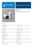 Lube Filter, Spin-on Full Flow - P558615 - Obbo.SG