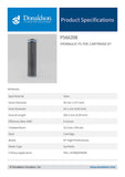 Hydraulic Filter, Cartridge Dt - P566398 - Obbo.SG