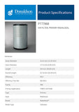 Air Filter, Primary Radialseal - P777868 - Obbo.SG