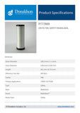 Air Filter, Safety Radialseal - P777869 - Obbo.SG