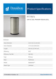 Air Filter, Primary Radialseal - P777871 - Obbo.SG