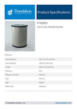 Air Filter, Primary Round - P782857 - Obbo.SG