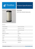 Air Filter, Primary Radialseal - P822686 - Obbo.SG