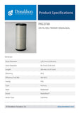 Air Filter, Primary Radialseal - P822768 - Obbo.SG