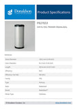 Air Filter, Primary Radialseal - P827653 - Obbo.SG